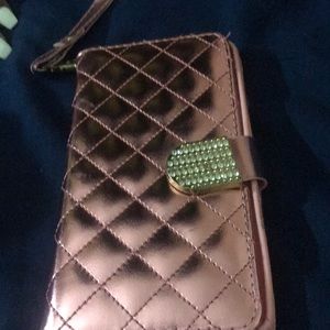 Pink note 5 case with strap